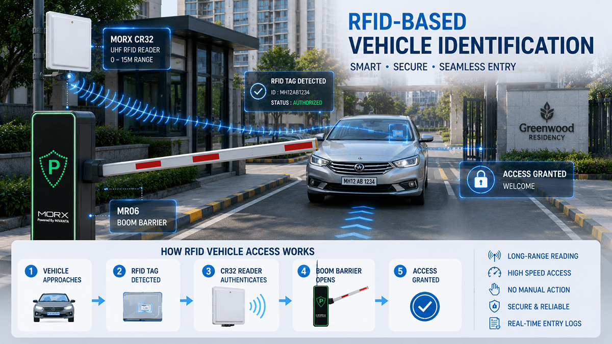 RFID-Based Vehicle Identification — The Core of Automated Parking